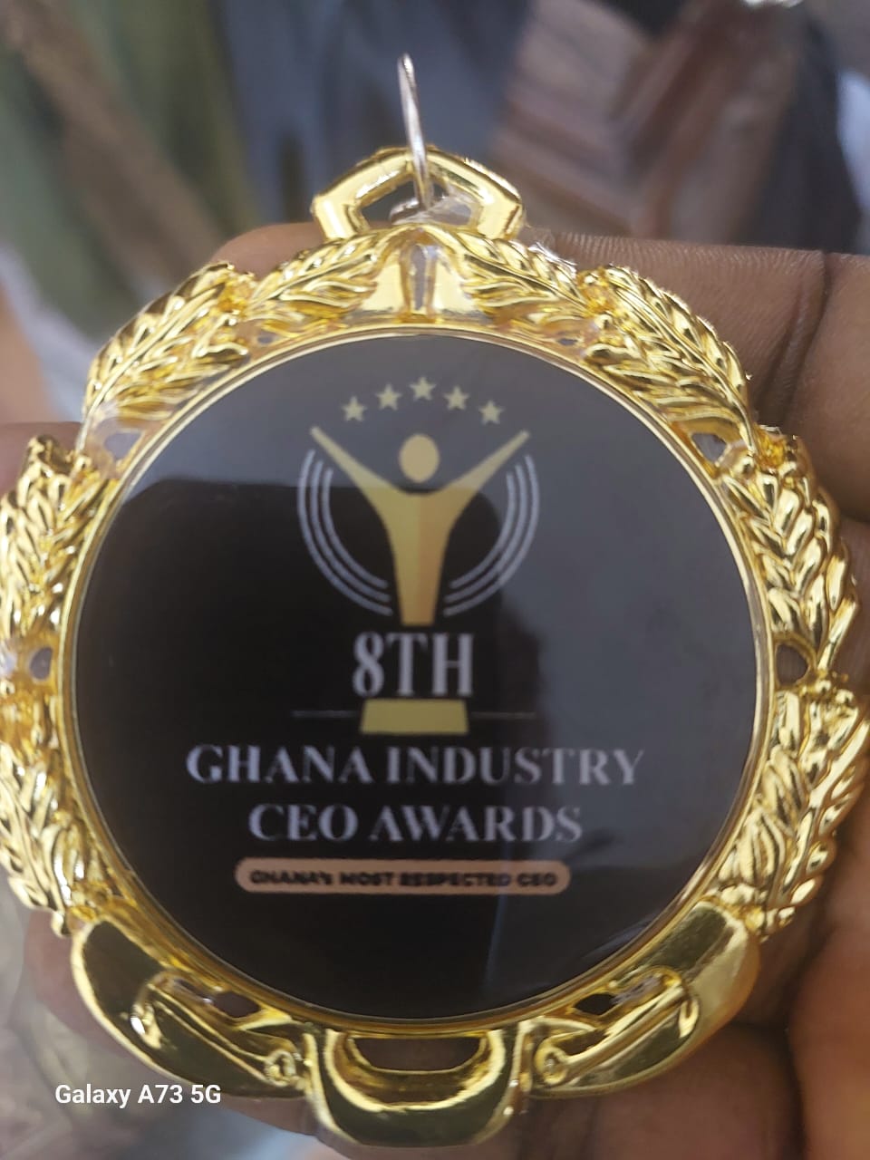 Ghana Industry CEO Awards Gold Medal